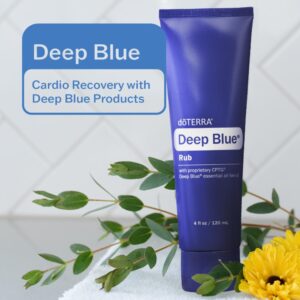 ديب-بلو Deep Blue | مزيج زيوت مبرده ومريحه للعضلات، منثول طبيعي (كريم)