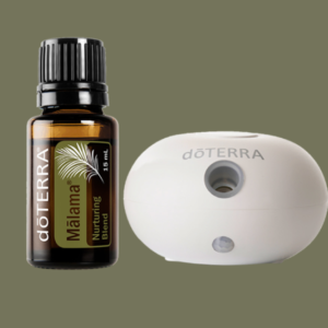 فواحه محمول (بدون ماء، مستشعر للحركة)  + زيوت “مالاما” | مزيج عطري من أرض هاواي (صافي 15مل، عضوي)